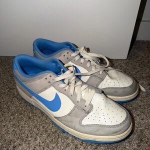 Nike Gray and Blue Athletic Shoes
